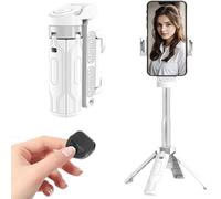 Mini Trípode para Selfie, Rotación de 360°, Mini Trípode con Control Remo(Blue)