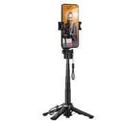Mini Trípode Plegable 3 en 1 Control Remoto Bluetooth Soporte Pinza y