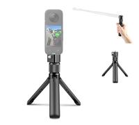 Mini trípode plegable para cámara de acción, con mango giratorio, para Insta360 X3/X4/X5/ONE X2/X/RS, PULUZ 1/4 pulgadas tornillo de mesa, soporte de tiempo tipo bala compatible con GoPro Hero/DJI y