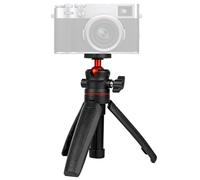 Mini trípode portátil de metal para cámara de mesa, trípode de disparo con placa de cabeza de bola de 360 grados, sistema compacto, videocámara para Sony ZV1 RX100 VII RX1R II Canon G7X Mark Fujifilm