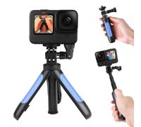 Mini trípode selfie de 23 cm para cámara, soporte de cámara web, compatible con cámaras de acción Gopro EK7000/EK7000 Pro/Brave 7/Brave 8/V50X/V50 Pro/V50 Elite/Brave 4 Pro/Brave 7 LE y otras acciones