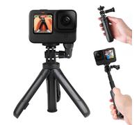 Mini trípode selfie de 23 cm para cámara, soporte para cámara web, compatible con cámaras de acción GoPro EK7000/EK7000 Pro, Brave 7, V50X/V50 Pro/V50 Elite, Brave 4 Pro y otras acciones