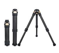 Mini trípode universal ajustable de fibra de carbono para Gopro Go Pro HD 11 9 8 5 4 3 2 AKASO EK7000 Brave 4 insta360 Insta 360 One X3 X2 X ONE RS Accesorios (dorado)