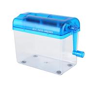 Mini trituradora de Papel Manual portátil Mavaol A6 para Oficina, hogar, Escuela (Blue)