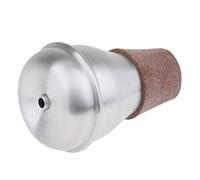 Mini trompeta de aluminio, silenciador recto, accesorio ligero de práctica