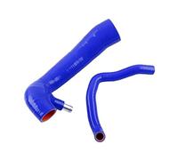 Mini Turbo Silicone Intake Hose Kit Coupler Straight Multicolor 2 Pcs(Blue)