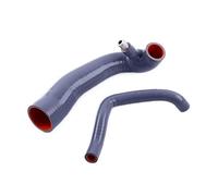 Mini Turbo Silicone Intake Hose Kit Coupler Straight Multicolor 2 Pcs(Grey)