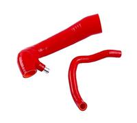 Mini Turbo Silicone Intake Hose Kit Coupler Straight Multicolor 2 Pcs(Red)