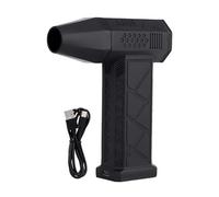 Mini Turbo Ventilador De Chorro Violento Soplador Potencia Tubo Alta Velocidad 110000 RPM Motor Sin Escobillas Alto Rendimiento Super Power Airflow(Black)