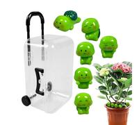 Mini Turtles Home Decoration Little Animal - Sculpture with Small Suitcase