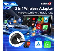 Mini Ultra 3 CarlinKit inalámbrico Android Auto y adaptador CarPlay 2,4 Ghz y 5Ghz WiFi BLE conexión automática actualización OTA Mini caja de coche inteligente Mini Ultra 3 Brands Genuine
