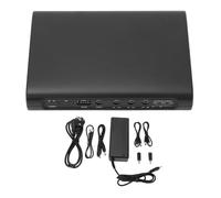 Mini UPS de Respaldo de Batería de 20000 MAh, 5 Tomacorrientes 5 V 9 V 12 V Fuente de Alimentación Ininterrumpida, UPS de Reserva Básico Compacto para Emergencia de Monitoreo