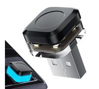 Mini USB Car Lamp Plug In Interior Glow Light - Decorative Cabin Lighting for Auto | LED Ambient Module with Low Power Use, Night Visibility Accessory for Console Charging Port 0.59x0.71x0.91 in