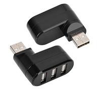 Mini USB Hub, 3 Puertos USB 2.0 Hub Estación de Acoplamiento, Divisor USB Concentrador de Datos Portátil 3 en 1, para Disco U, Lector de Tarjetas, Mouse, Teclado, Escáner, Cámara Digital, etc