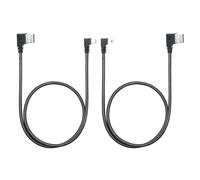 Mini USB Power Data Cable 1.9 ft USB 90 grados USB un ángulo recto macho a mini USB macho ángulo izquierdo y derecho de carga, para GPS, Dash Cam, disco duro, etc