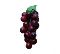 Mini uvas artificiales para decoración del hogar y la cocina, fruta de simulación realista para todas las ocasiones (C)