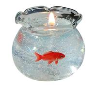 Mini Vela de Pecera con Burbuja y Aroma, Encantadora Vela Decorativa de Cera de Gel Con Tema Oceánico para Hogar, Oficina, Escritorio, Regalo Divertido para Mujeres