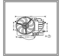 Motor del ventilador