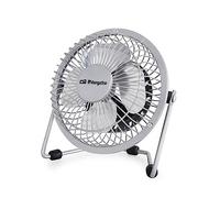 Ventilador USB Orbegozo PW 1025 Mini Sobremesa 8W Aspas Metálicas 10cm Muy Silencioso