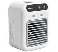 Mini ventilador de aire acondicionado con función de humidificador, enfriador evaporativo personal para escritorio, dormitorio, diseño de bajo ruido