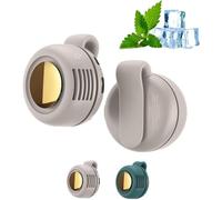 Mini ventilador de clip, ventilador de cuello portátil con carga USB, ventilador de refrigeración personal de 3 velocidades para ropa, oficina y exteriores, diseño manos libres sin aspas, ideal para