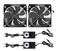 Mini ventilador de escape de 120 mm, DC12 V, mini ventilador de succión 2750 rpm, ventilador axial, 12 V, velocidad ajustable, ventilador de alimentación para tienda de jardín, barbacoa DIY