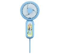MINI VENTILADOR DE MANO BLUEY CON BATERÍA RECARGABLE COLOR AZUL PÁLIDO