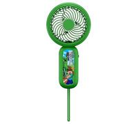 MINI VENTILADOR DE MANO MINECRAFT CON BATERÍA RECARGABLE COLOR VERDE