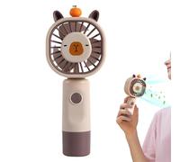 Mini ventilador de mano - Ventilador de bolsillo ajustable de 5 velocidades | Herramienta portátil de enfriamiento manual de viaje 145 g Ligero | Ventilador personal - Viajar Viajar Oficina Campista