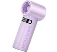 Mini Ventilador de Mano Vention PBEV0-ML 11,1 Wh 100 Velocidades USB-C Batería 3000 mAh Display LED Morado