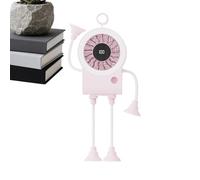 Mini ventilador de manos libres 100 velocidades recargable | Pantalla Digital Mini Ventilador Portátil Para Vacaciones Camping Ejercicio Exterior Interior Casa