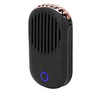 Mini Ventilador de Pestañas sin Cuchilla, Soporte en Forma de T, 2 Engranajes Ajustables para Extensión de Pestañas, Recargable por USB, Batería de Litio de 800 MAh, Azul (BLACK)
