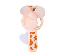 Mini Ventilador De Prensa Manual De Dibujos Animados - Enfriador Manual Portátil ABS De 10x10 Cm | Ventilador De Mano No Eléctrico Con Rápida, Uso En Viajes, Regalo Para Niños | Uso Del Coche De