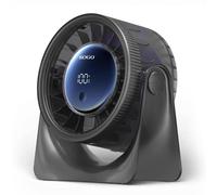 Mini Ventilador de Sobremesa SOGO VEN-SS-21155 3W 5 Velocidades Batería Recargable Pantalla LED Inclinación Ajustable