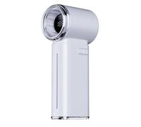 Mini Ventilador Digital Portátil con 199 Niveles de Velocidad, Refrigeración por Vapor de Hielo, Recargable por USB, Pantalla Inteligente para Exteriores. C