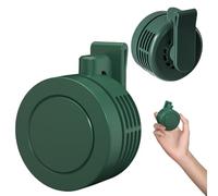 Mini ventilador eléctrico silencioso portátil sin aspas, ventilador eléctrico portátil ajustable de 3 velocidades con USB, ventilador portátil recargable, refrigeración manos libres de cintura y