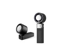 Mini ventilador enfriador de aire portátil, recargable, 5000 mAh, ventilador turbo de escritorio, ventilador de refrigeración personal silen