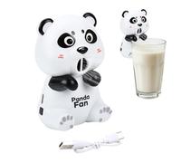 Mini Ventilador Enfriador De Comida | Dispositivo Portátil USB Recargable Panda 3 Velocidades,Dispositivo Enfriador De Leche | Para Café Agua Sopa Restaurante Viaje Camping Aire Libre Oficinas Escrito