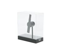 Mini Ventilador holográfico 3D portátil de 18 cm con Cubierta de Escritorio - Pantalla holográfica for decoración navideña, proyector publicitario Alto Brillo