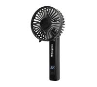 Mini Ventilador Orbegozo HF 1800 2,5W 4 Velocidades Pantalla Digital Batería USB-C