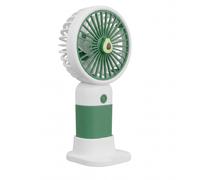 Mini Ventilador Portátil con 3 Velocidades y Base de Soporte para Smartphone