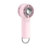 Mini Ventilador Portátil De Mano, Paquete Hielo, Refrigeración Semiconductor, Carga USB, Sin Aspas Escritorio For Exteriores Precision Airflow(Pink)