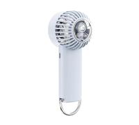 Mini Ventilador Portátil De Mano, Paquete Hielo, Refrigeración Semiconductor, Carga USB, Sin Aspas Escritorio For Exteriores Precision Airflow(Light blue)