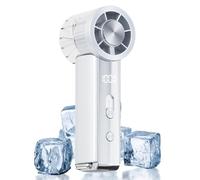 Mini ventilador portátil: motor eléctrico silencioso personal, celda de batería de carga USB, estructura de flujo de aire plegable , ventilador compacto de 6 pulgadas | Viajes escolares y dormi
