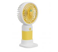 Mini Ventilador Portátil Recargable de 3 Velocidades con Soporte para Smartphone