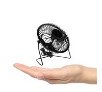 Mini Ventilador Portátil USB con Panel Solar de 3W para Uso en Exteriores, Viajes, Camping, Ciclismo, Ligero