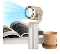 Mini ventilador portátil - Ventilador plegable de 180 grados recargable y silencioso | Modelo de escritorio - para dormitorio, escritorio, viaje, verano, camping, actividades al aire ,
