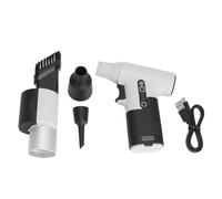 Mini ventilador Turbo, ventilador de aire violento, 120000rpm, ventilador de turbina eléctrica portátil, Motor sin escobillas, 50 m/s, secado por chorro de conducto Industrial (Gris)