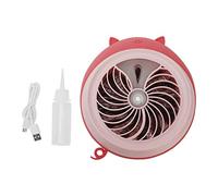 Mini ventilador Ventilador de escritorio Humidificador Ventilador en aerosol Lindo ventilador portátil alimentado por USB Ventilador en aerosol humidificador para el hogar Oficina (Cerdo rosado)