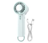 Mini Ventilateur Portable - Ventilateur Portable - Ventilateurr Électrique Portables | Puissant Et Léger - 3 Vitesses Silencieux Avec Éclairage Pour Extérieur Maison Bureau Voiture Chambre